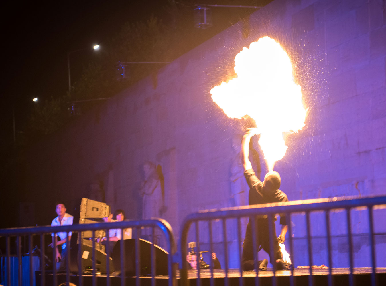 live fire perfomer